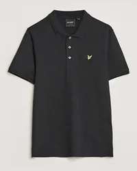 Lyle & Scott Plain Pique Polo Jet Black Schwarz