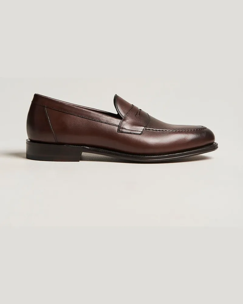 Loake 1880 Hornbeam Eco Penny Loafer Walnut Braun