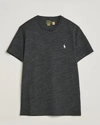 Ralph Lauren Rundhals Tshirt Black Marl Heather Schwarz