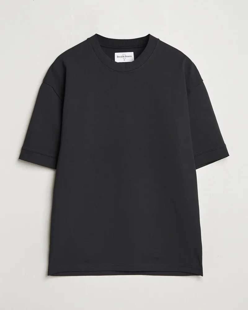 Bread & Boxers Loungewear T-Shirt Black Schwarz