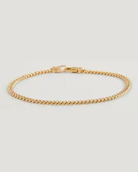 Tom Wood Curb Bracelet M Gold