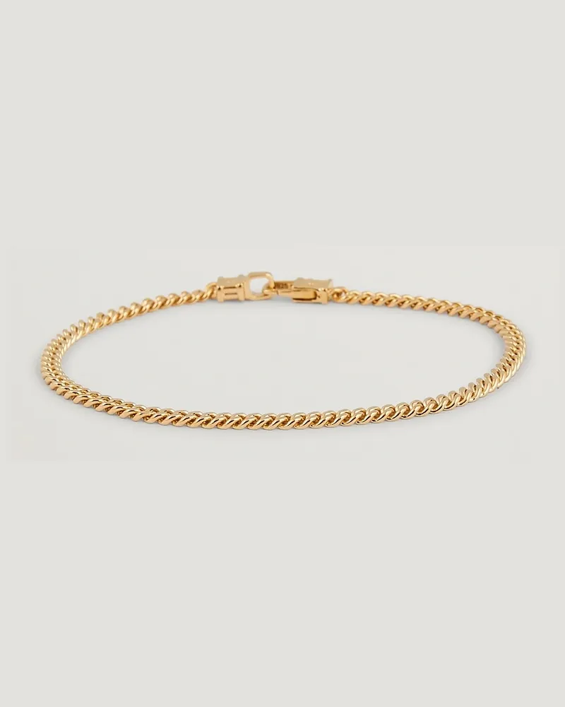 Tom Wood Curb Bracelet M Gold Gold