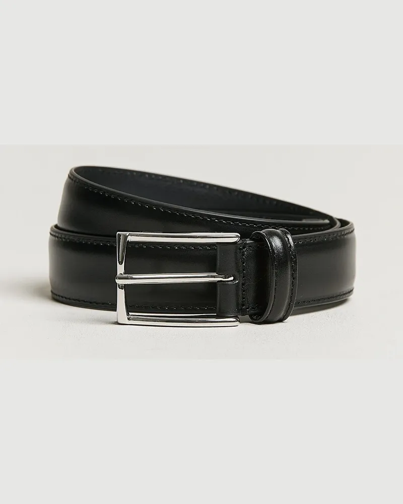 Anderson's Leather Suit Belt 3 cm Black Schwarz