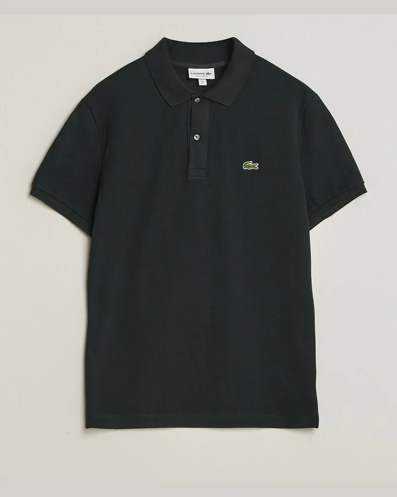 Lacoste Slim Fit Polo Piké Dark Varech Grün