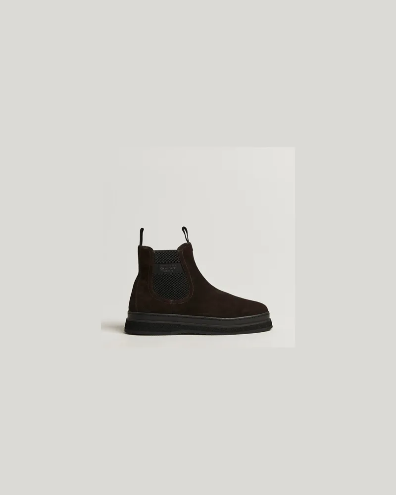 Gant Blistown Shearling Suede Chelsea Boot Espresso Brown Braun