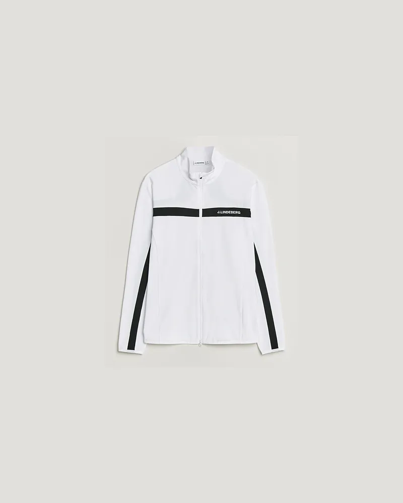 J.Lindeberg Jarvis Mid Layer Full Zip White Weiß