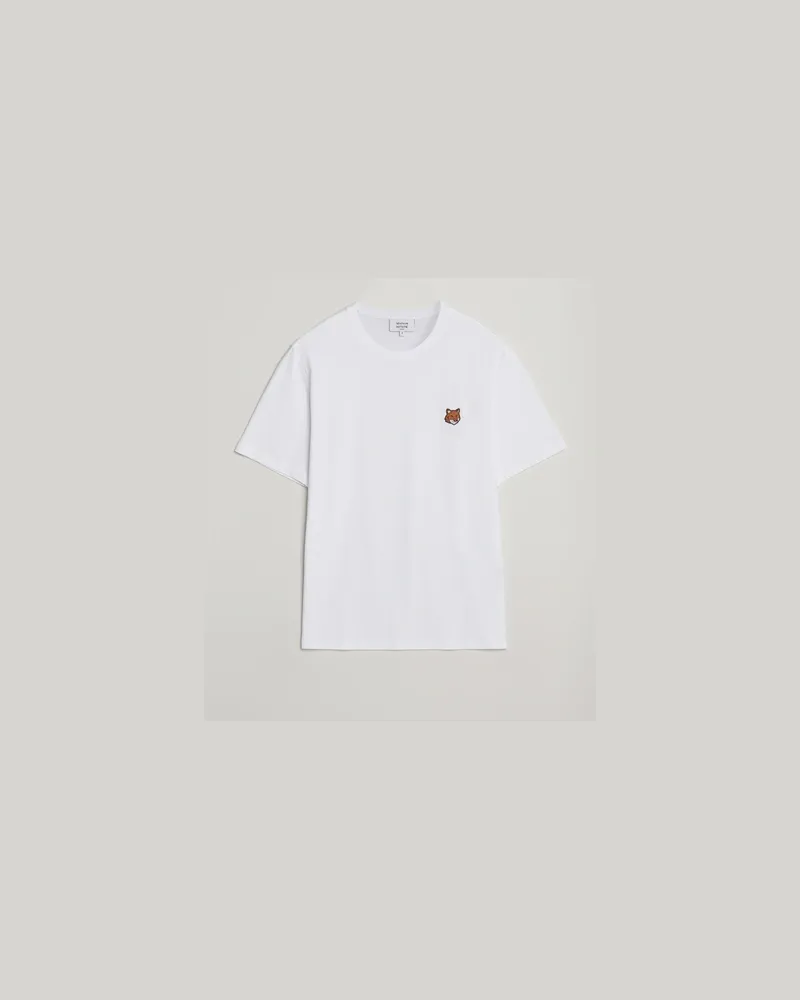 Kitsuné Fox Head T-Shirt White Weiß