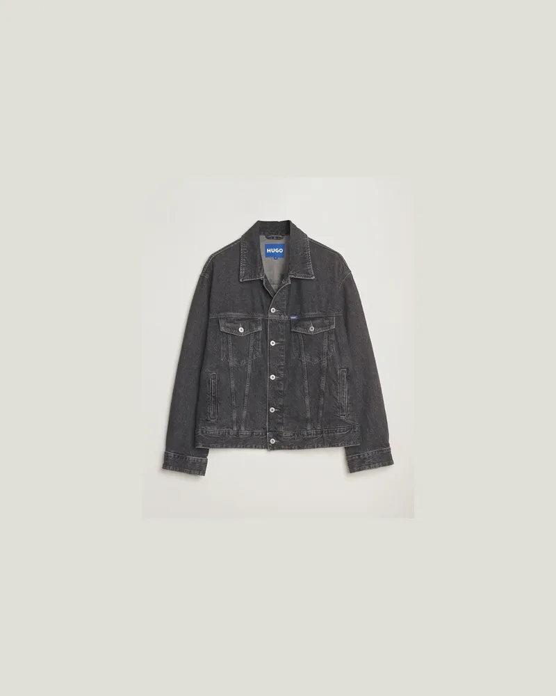 HUGO BOSS Kirkby Denim Jacket Black Schwarz