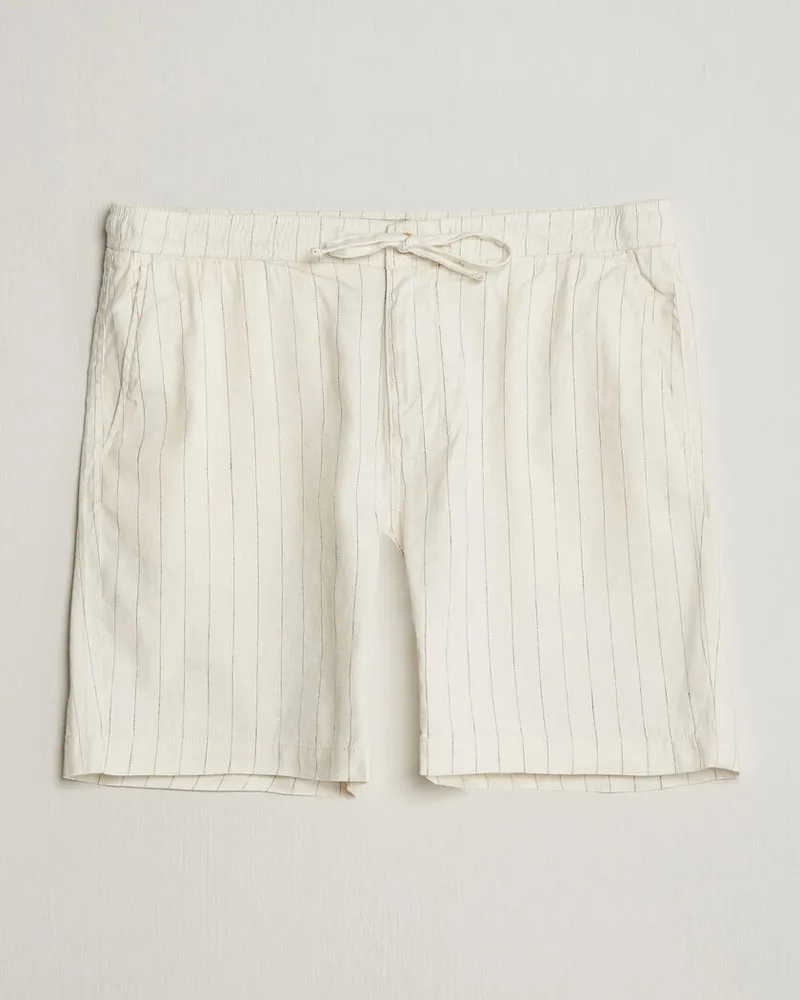 Morris Fenix Linen Shorts Beige Beige
