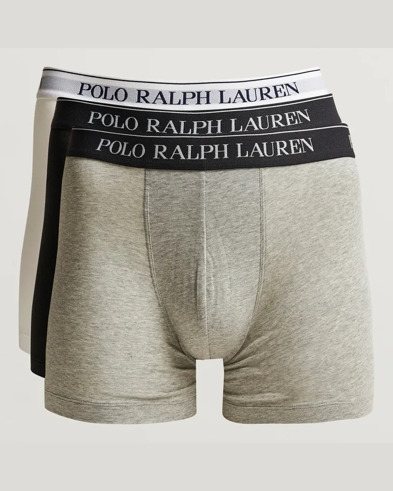 Ralph Lauren 3-Pack Stretch Boxer Brief White/Black/Grey Weiß