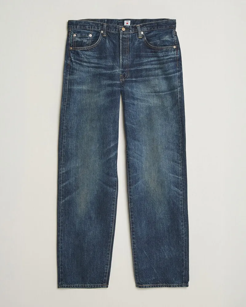 Edwin Jeans Loose Straight Rainbow Selvage Jeans Dark Used Blau