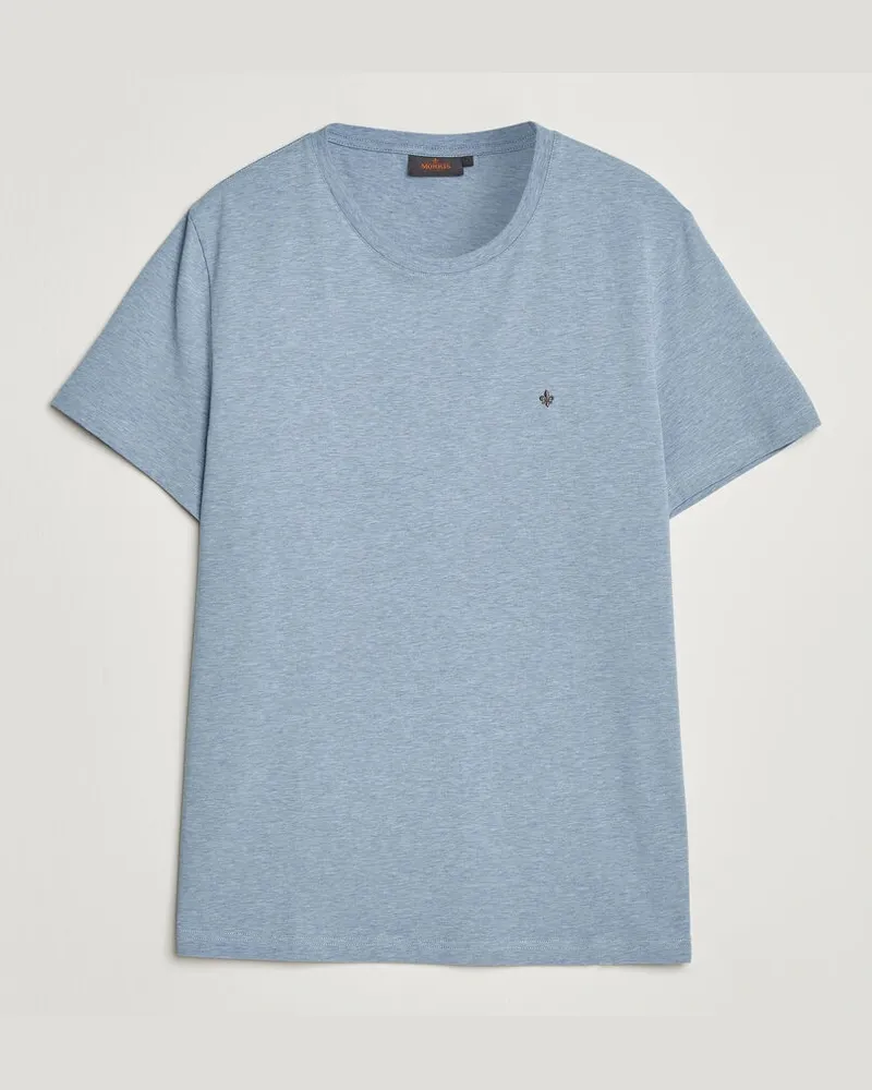 Morris James Crew Neck T-Shirt Blue Blau