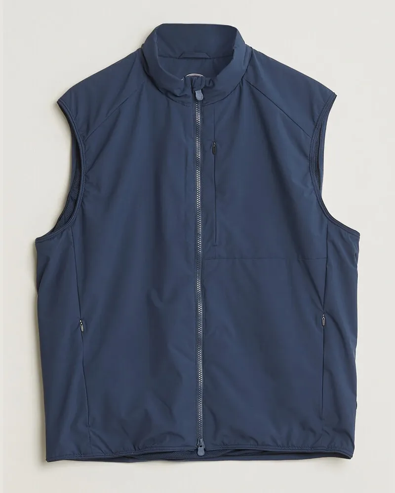 Save The Duck Joe Wind/Water Resistant Vest Navy Blue Blau
