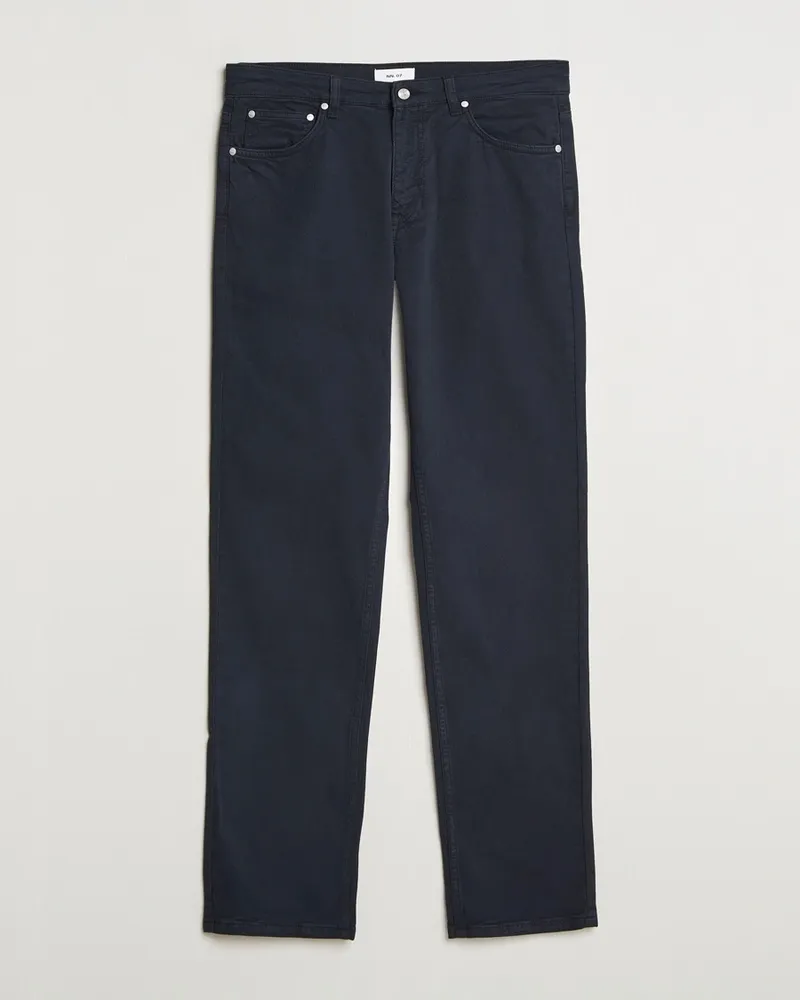 NN 07 Tony 5-Pocket Pants Navy Blue Blau