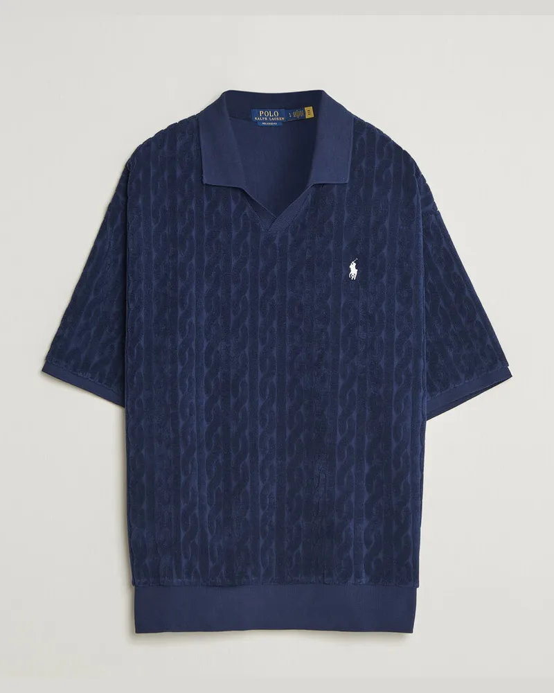 Ralph Lauren Knit Polo Newport Navy Blau