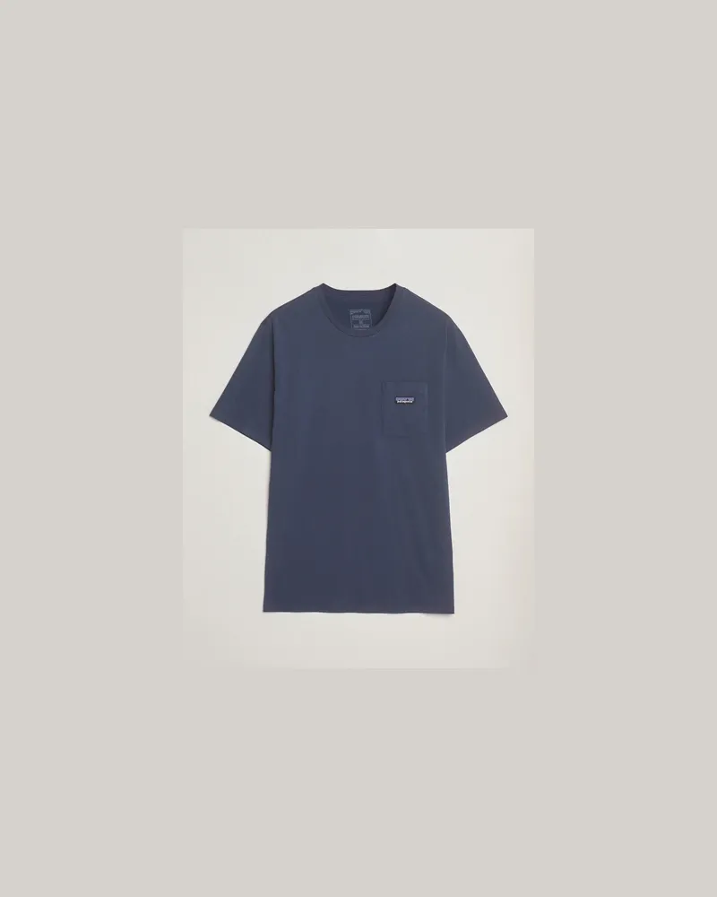 Patagonia Daily Pocket T-Shirt New Navy Blau