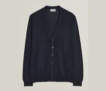 Bradrick Extra Fine Merino Cardigan Midnight