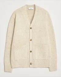 LES DEUX Gary Fleck Woll Cardigan Light Sand Beige