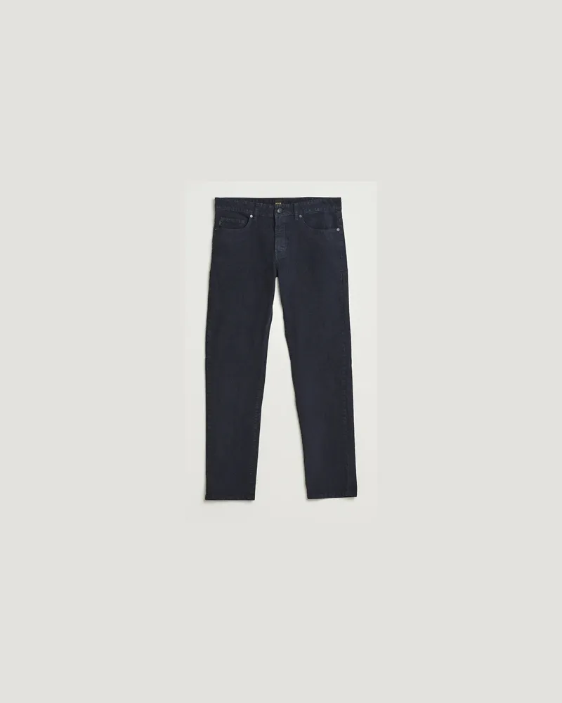HUGO BOSS Delaware Corduroy Cotton 5-Pocket Pants Dark Blue Blau