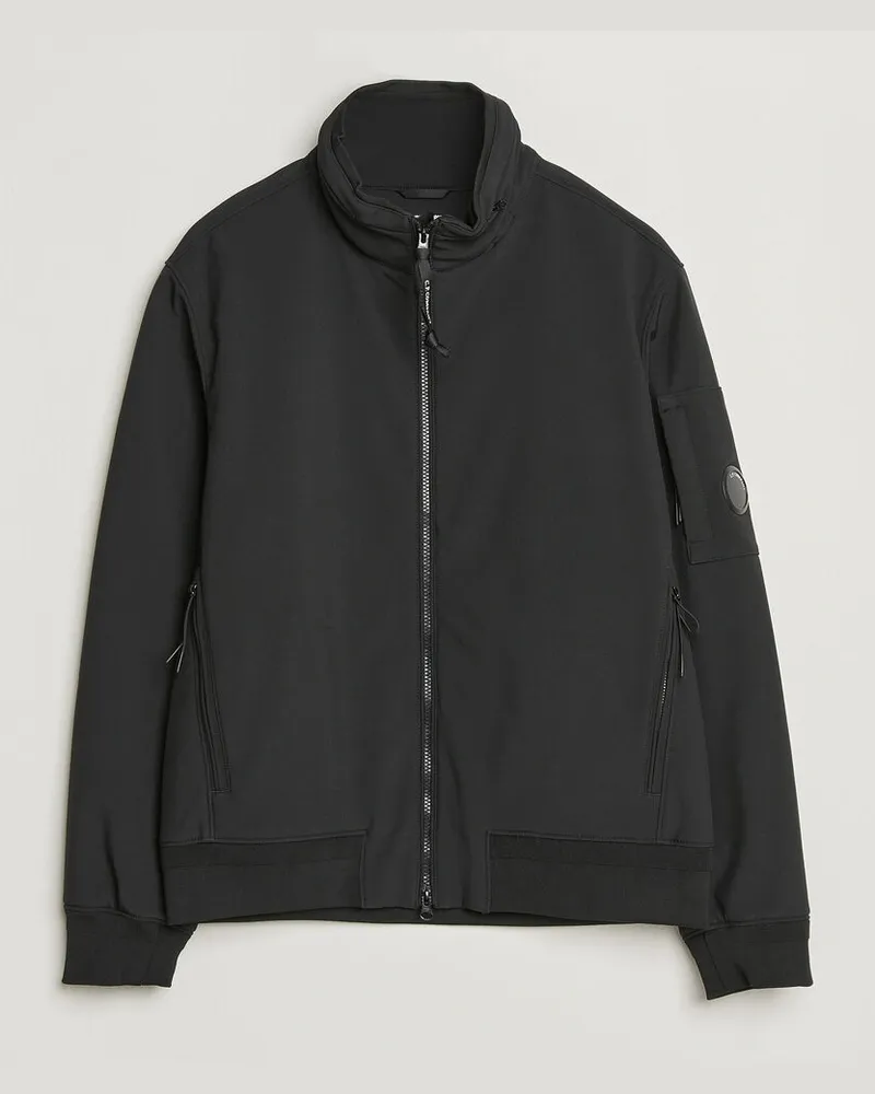 C.P. Company CP Shell Medium Bomber Jacket Black Schwarz