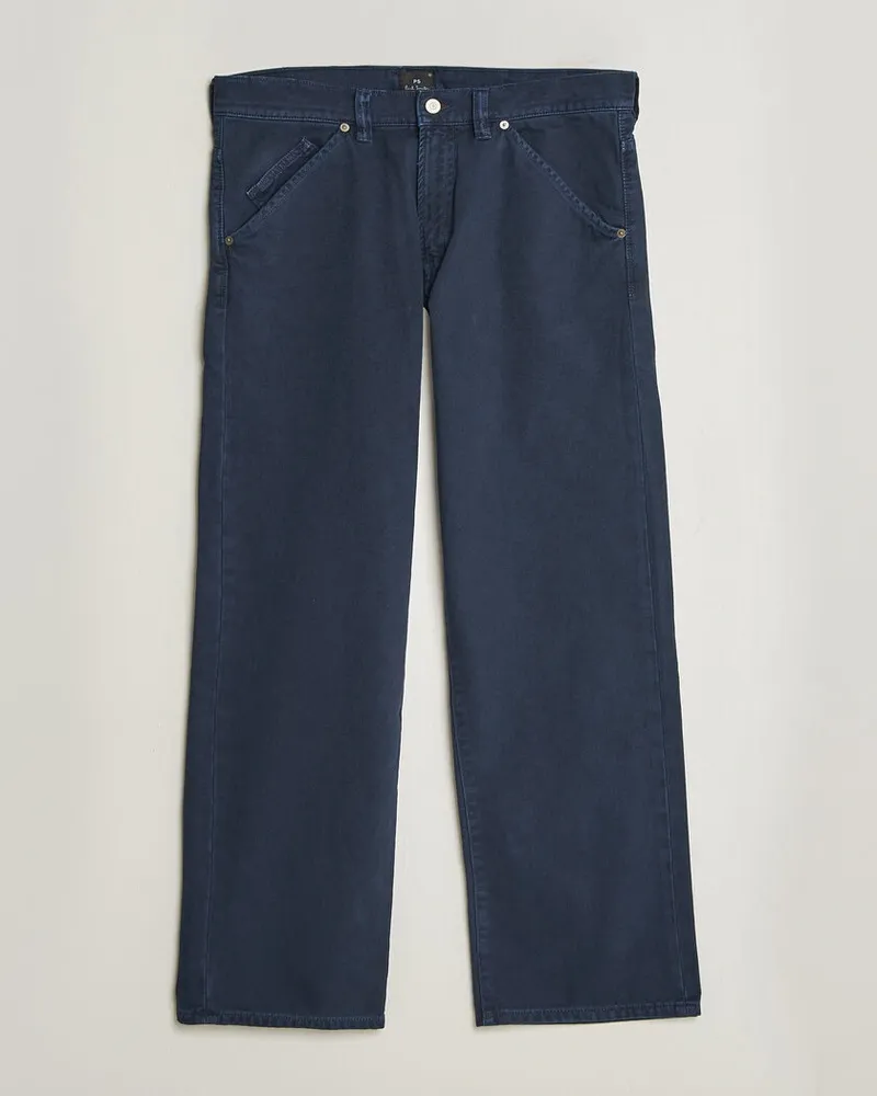 Paul Smith Relaxed Fit 5-Pocket Pants Navy Blau