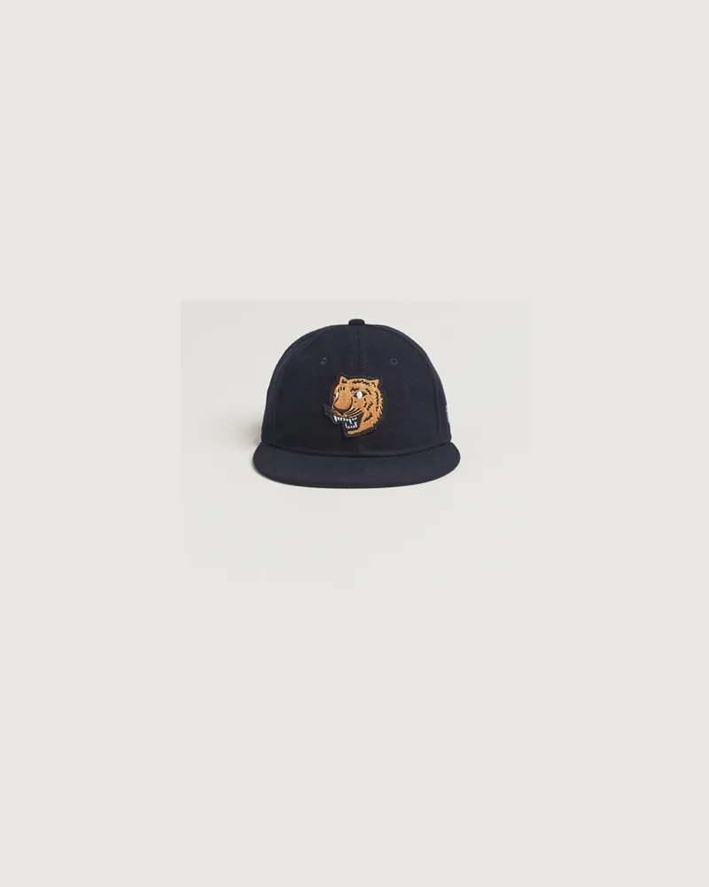 New Era Retro Crown 9Fifty Melton Wool Cap Detroit Tigers Blau