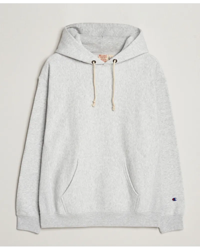 Champion Reverse Weave Soft Fleece Hoodie Grey Melange Grau