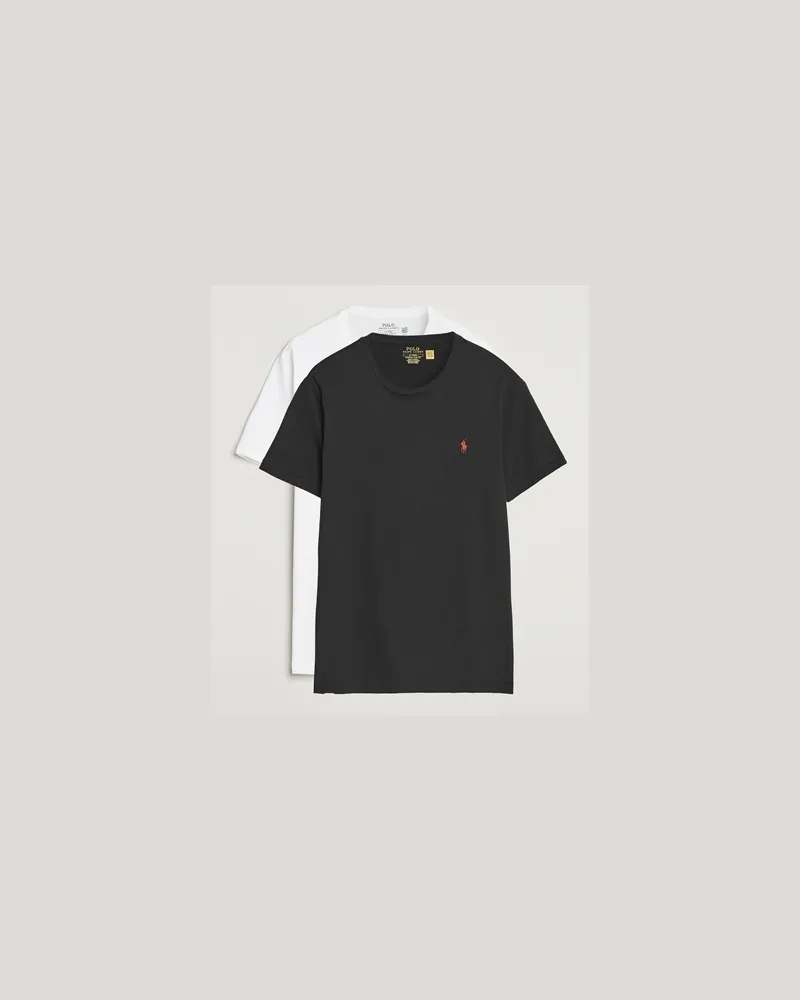 Ralph Lauren 2-Pack Crew Neck T-Shirt Black/White Weiß