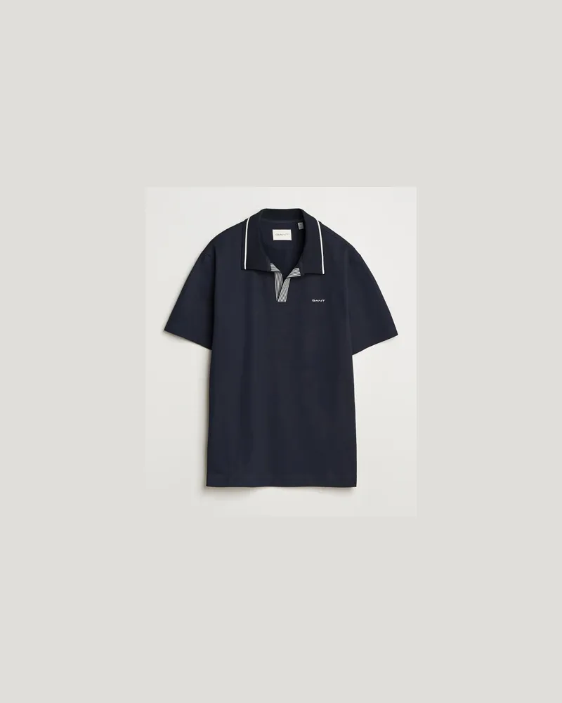 Gant Tipping Polo Evening Blue Blau