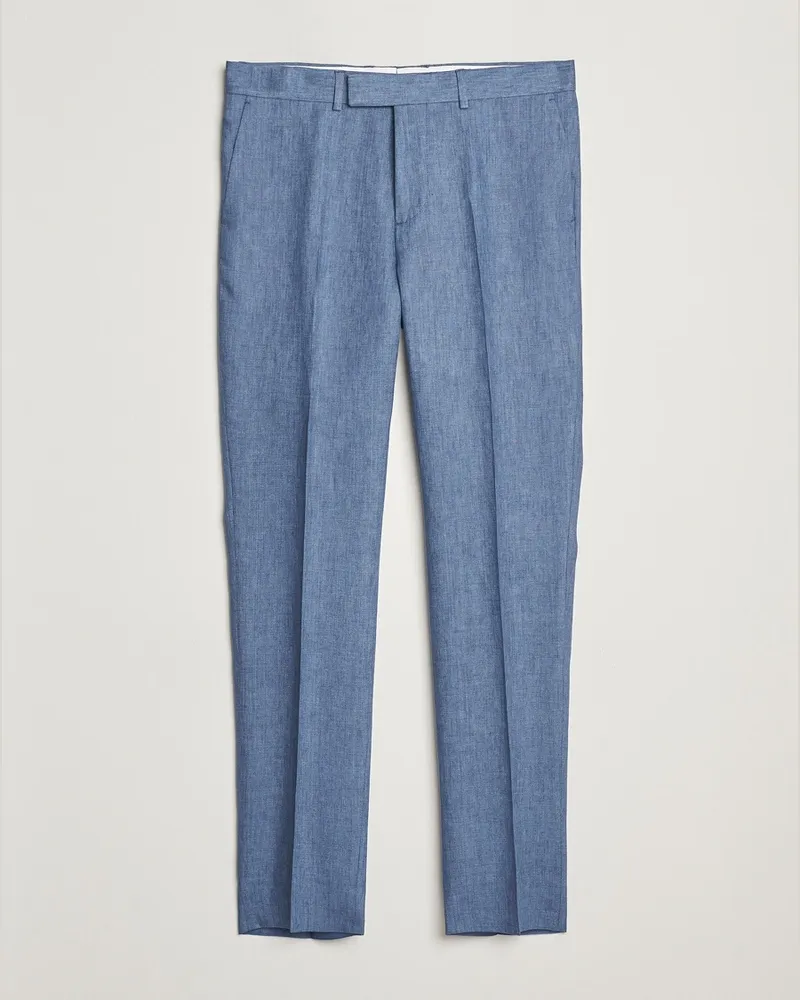 J.Lindeberg Grant Super Linen Pants Rainwashed Blau