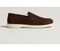 Tuscany Suede Loafer Chocolate