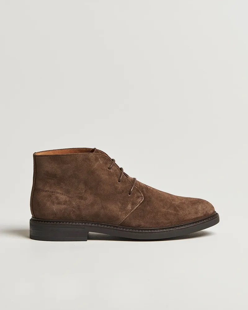Ralph Lauren Asher Chukka Boot Chocolate Brown Suede Braun