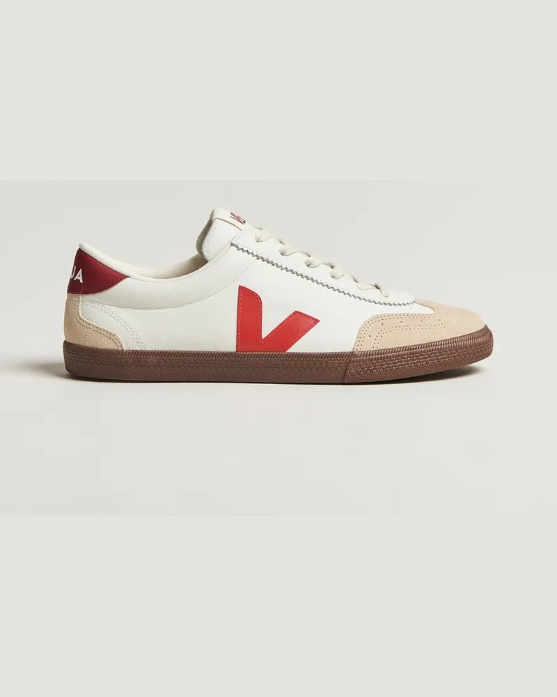 VEJA Volley Sneaker White/Pekin Weiß