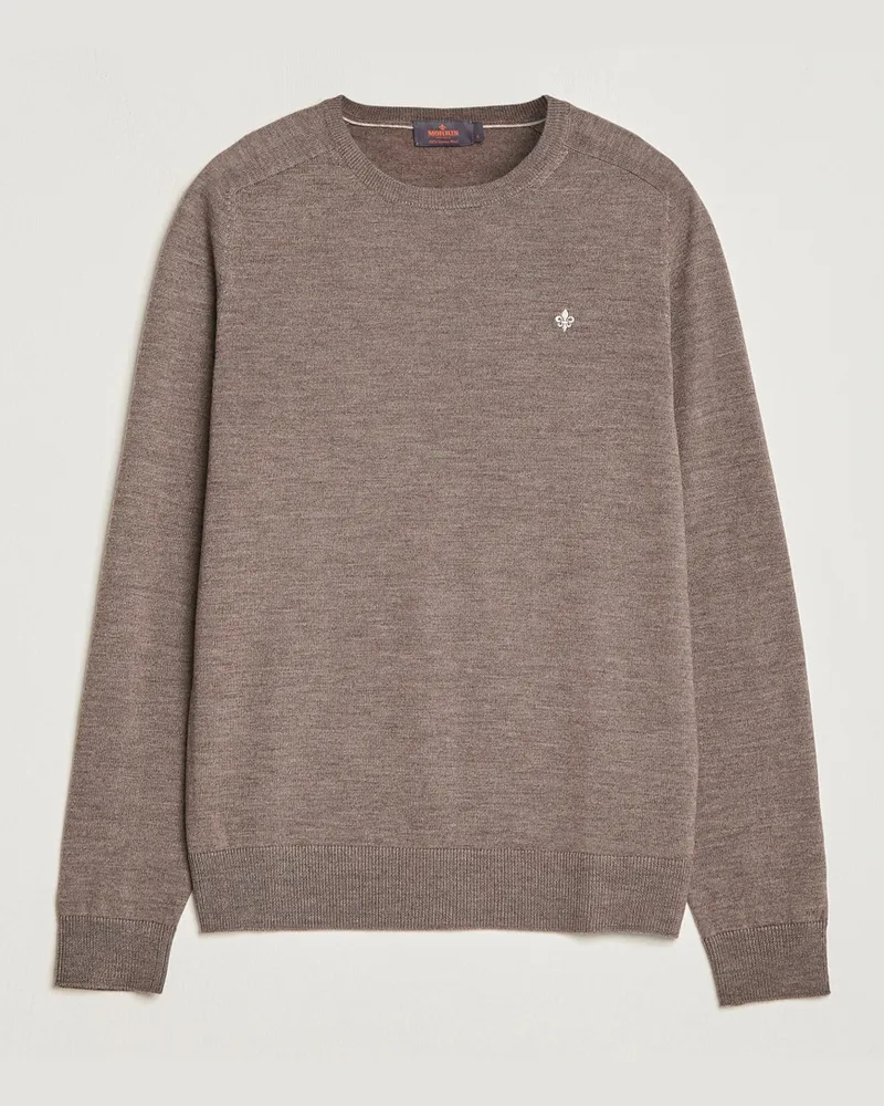 Morris Merino O-neck Brown Braun