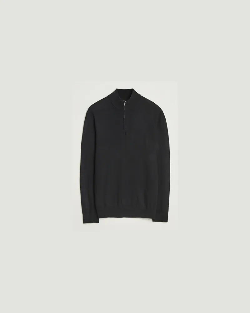 NN 07 Sergio Merino Half Zip Black Schwarz