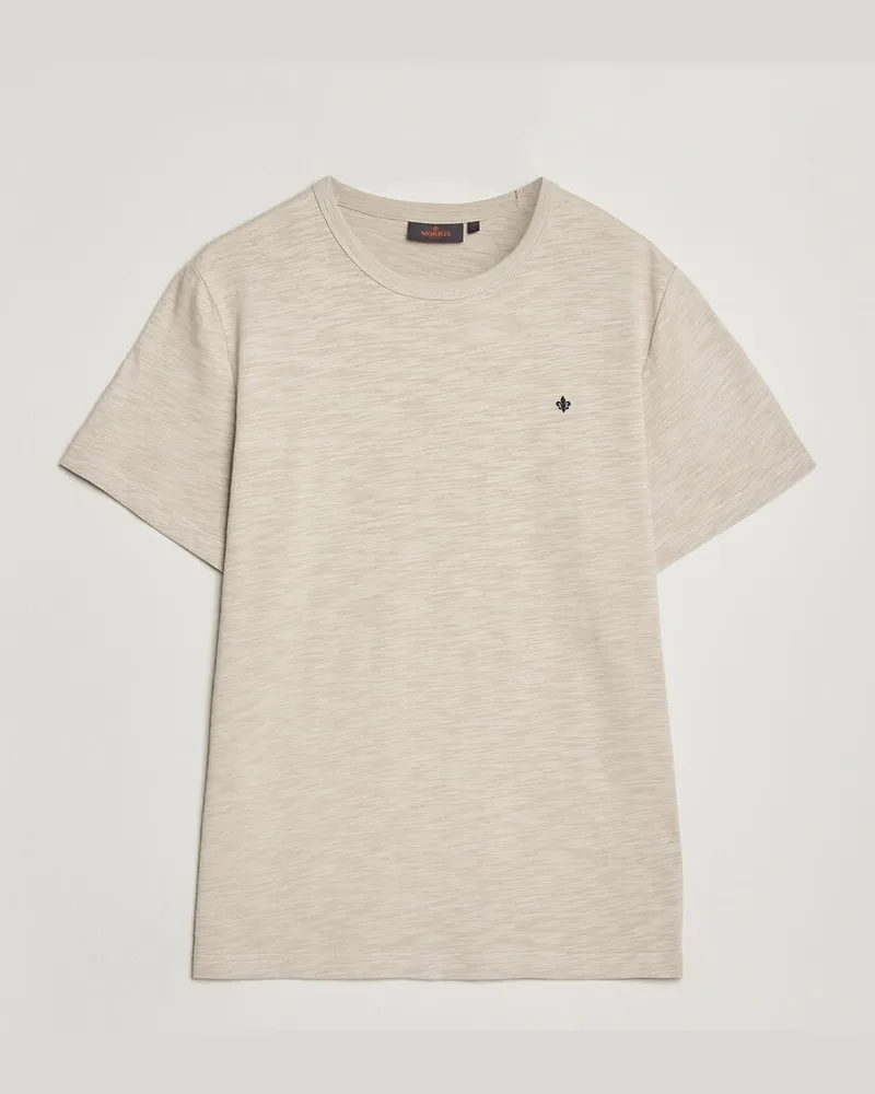 Morris Watson Slub T-Shirt Khaki Beige