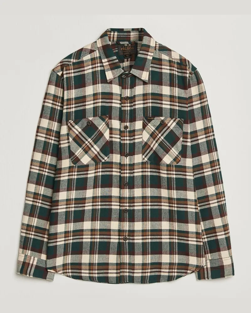 Filson The Rangeland Flannel Shirt Green Grün