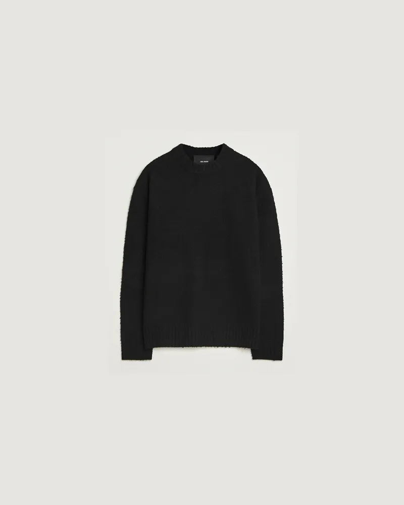 Axel Arigato Miles Bouclé Knitted Sweater Black Schwarz