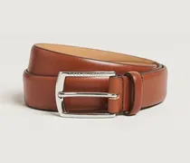 Asenby Leather 3 cm Belt Cognac