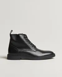 HUGO BOSS Calev Leder Boot Black Schwarz