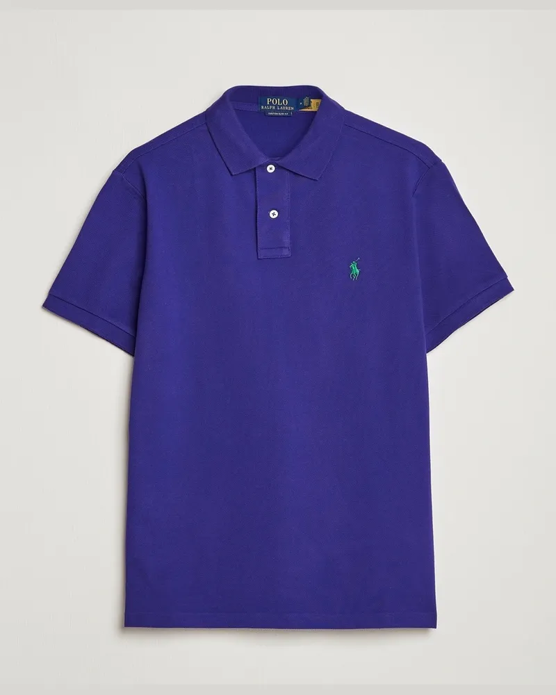 Ralph Lauren Custom Slim Fit Polo Chalet Purple Lila