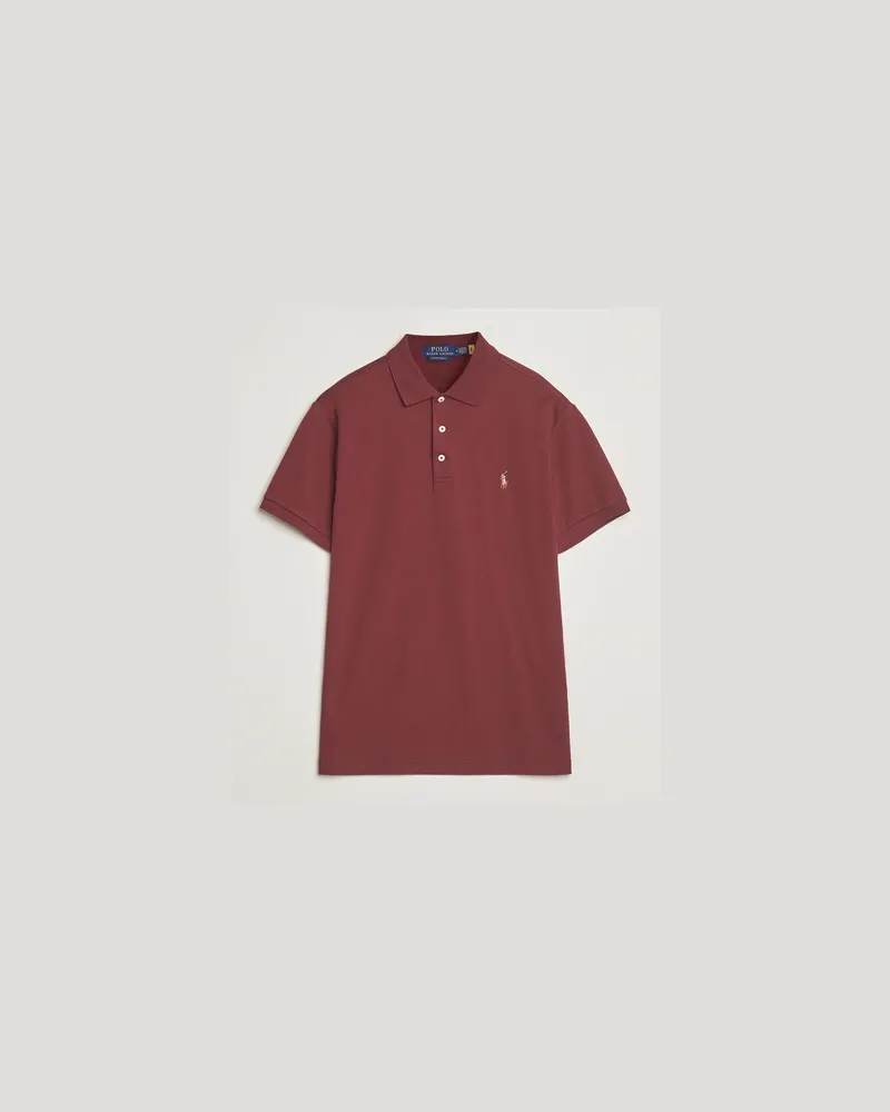 Ralph Lauren Luxury Pima Cotton Polo Red Wine Rot