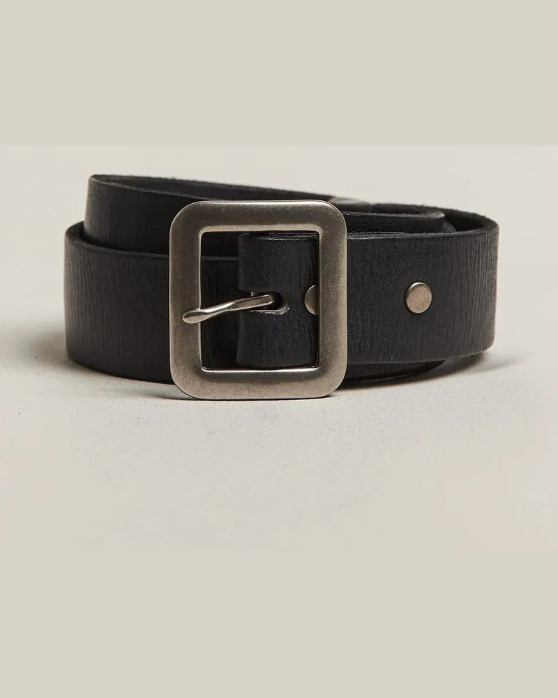 RRL Burling Belt Vintage Black Schwarz