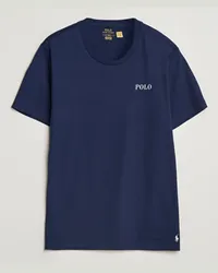 Ralph Lauren Logo Baumwoll Jersey Sleep T-Shirt Cruise Navy Blau