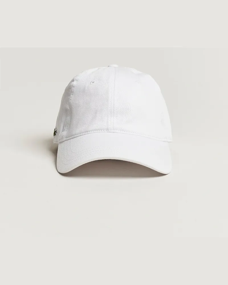 Lacoste Cap White Weiß