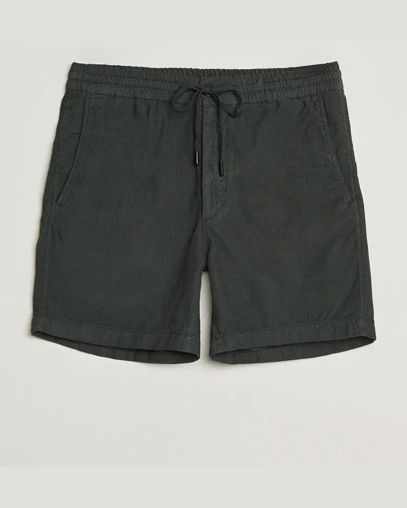 Incotex Baby Corduroy Drawstring Shorts Dark Green Grün