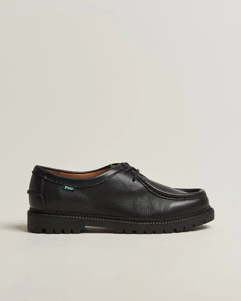 Ralph Lauren Jett Apron Derby Shoe Black Schwarz