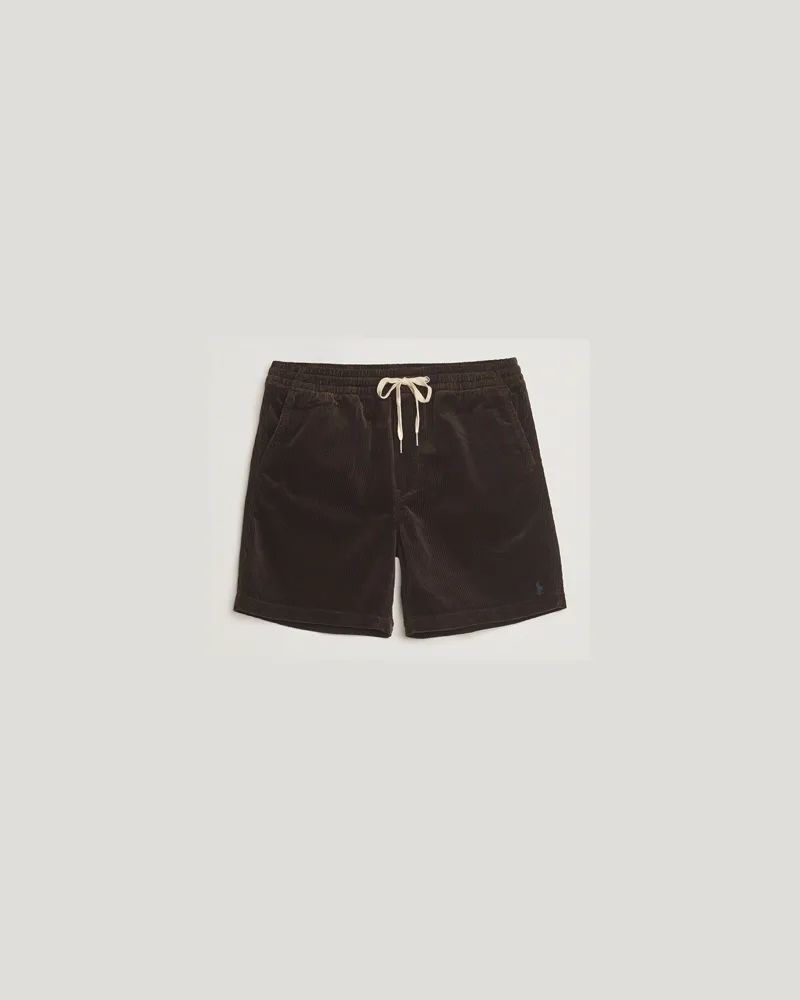 Ralph Lauren Prepster Corduroy Drawstring Shorts Madison Brown Braun