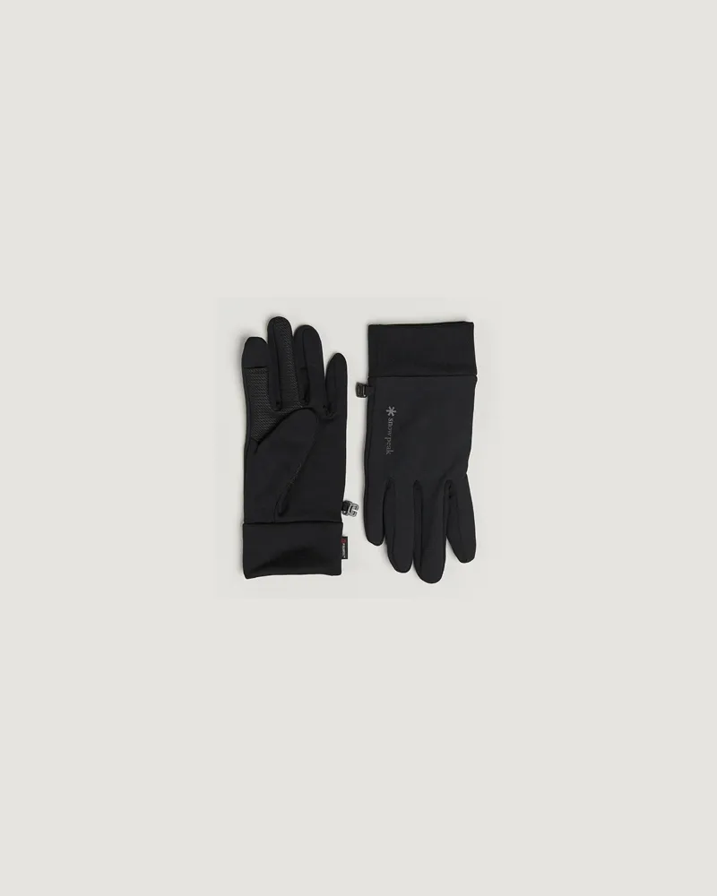Snow Peak Snow Peak Polartec Stretch Gloves Black Schwarz