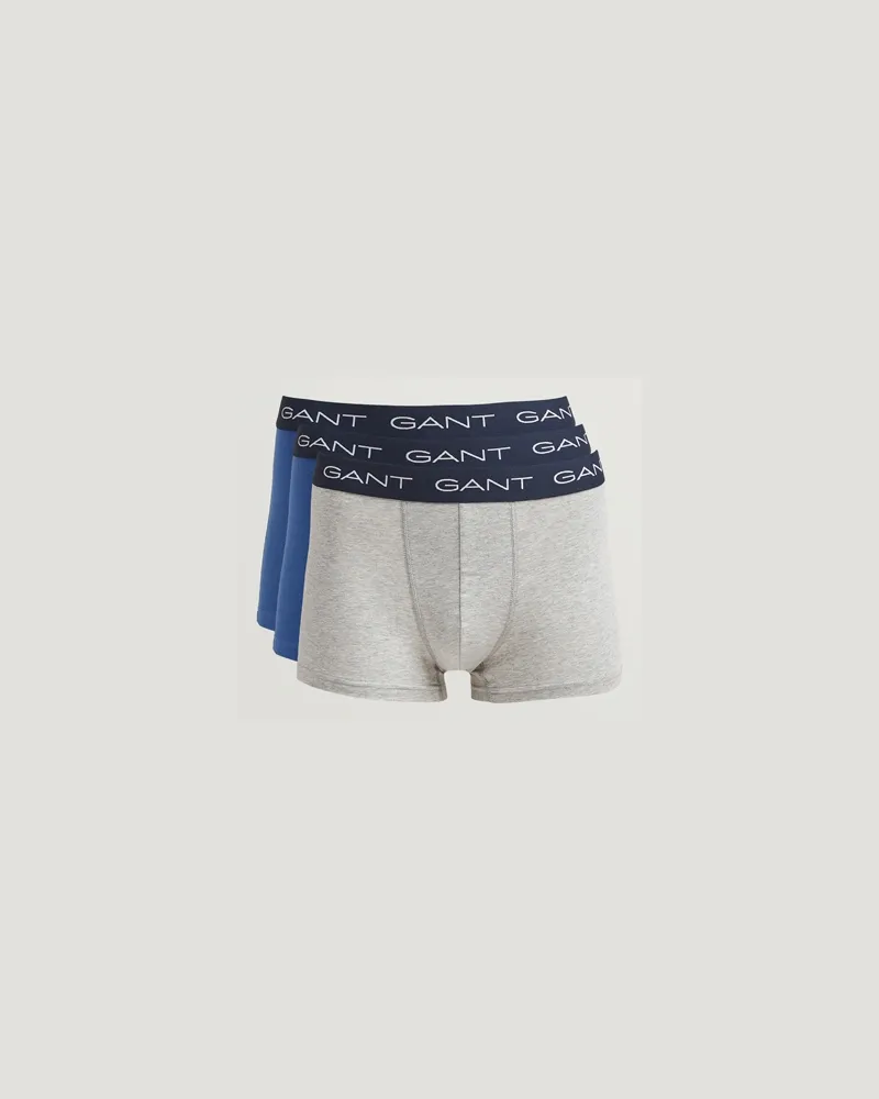 Gant 3-Pack Trunk Navy/Grey/Blue Mehrfarbig
